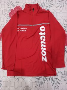 Full Sleeve Zipper T-shirt (Zomato)