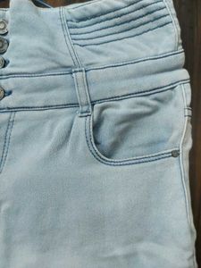 High waist straight jeans (M)