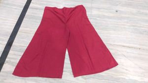 Plain Palazzo With Adjustable Dori..