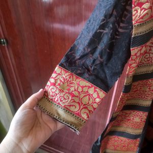 Stylish Brocade Part Wear Frock