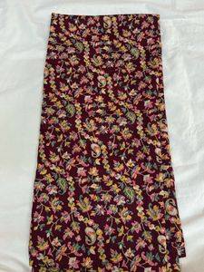 Reddish Floral Fabric