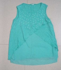 Embellished Sleeveless Top