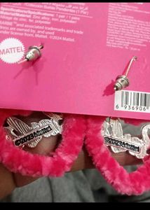 COMBO of Miniso Barbie Earrings And Coin Purse