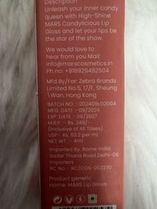 MARS Candylicious Lip Gloss - Candy Crush