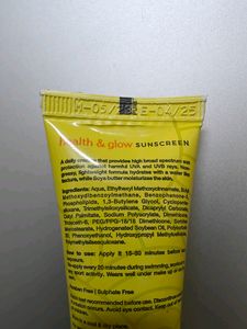 Health &amp; Glow Sunscreen SPF 50