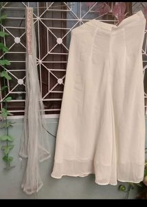 Women Kurtie Set With Plazzo &amp; Dupatta