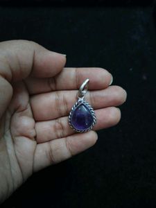 Amethyst Teardrop Pendant
