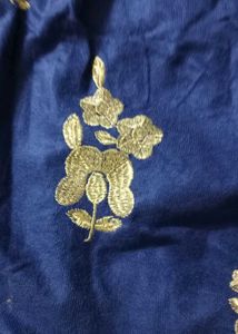 Elegant Semi-Velvet Blouse &amp; Skirt Set