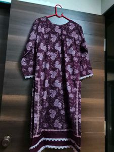 Floral Print Kurta