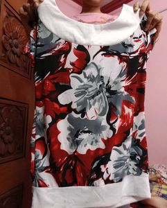 Top with sequins work around neck
