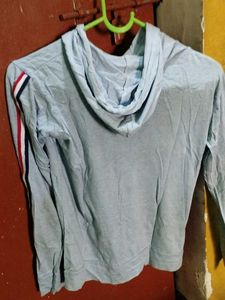 Blue Graphic Hoodie