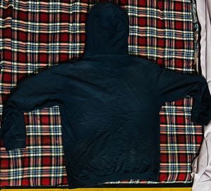 Navy Blue Hoodie , Size: M