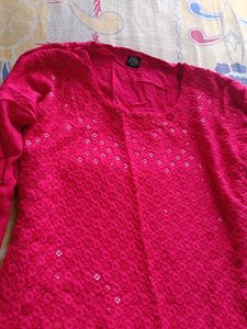 Pinky Kurti Top
