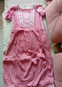 Pink 3 Set Kurti