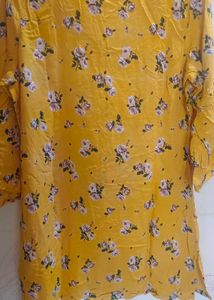 Floral Yellow Blouse