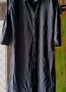 Chic Black Shirt Dress