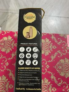 Tanishq Antiques Copper Water Bottle Set