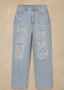 Wide Leg , High Waist , Denim Jeans
