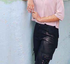 Jet Black Cargo Pant For Women And Men