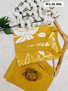 Summer Special Offer Kurti Set in 3 Colours