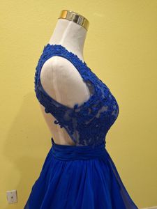 La Femme Royal Blue Cocktail Dress