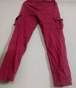 Pink Cargo Jogger For Girls