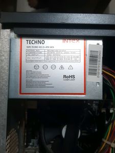 INTEX PC CPU 4GB RAM / 500GB HDD