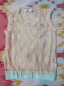 Sleeveless Net Top