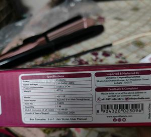 AGARO 3 IN 1 HAIR CURLER SET