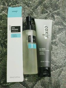 Korean Cleansing Oil And Snail Mucin Face Wash