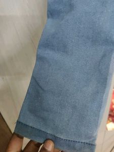 Light Blue Pull-On Jeggings