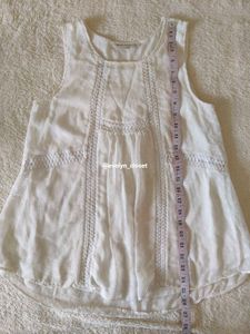 White Swiss Dot Tank