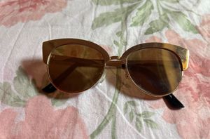 Gold Cat Eye Sunglasses