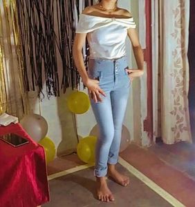 White Off Shoulder Top