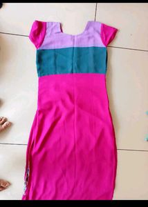 Floral Lenth A-line Kurti