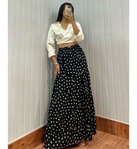 Trendy Layered Flowy Skirt