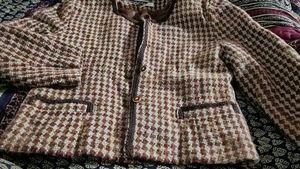 Houndstooth coat 💋