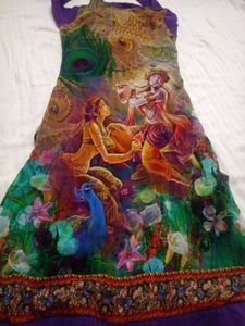 Beautiful Painting Kurti