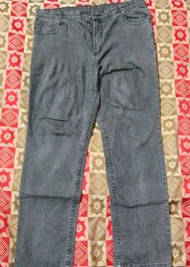 🩶 Grey Washed Denim Jeans – Rugged &amp; Ready