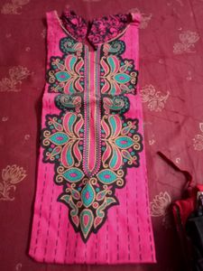 Cotton Striched Dress, Size 30, Its A New