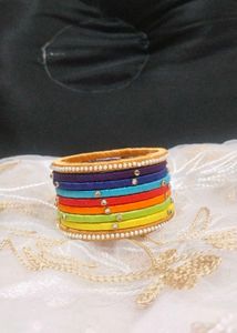 Rainbow Thread Bangles 🌈❤️