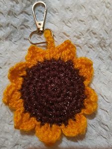 Sunflower Keychain