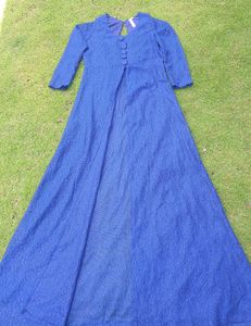 Elegant Blue Ethnic Gown