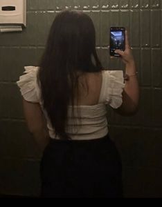 White Crop Top