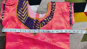 New Long Frock With Coaty For Girls