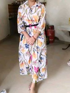 Floral Chiffon Maxi Dress