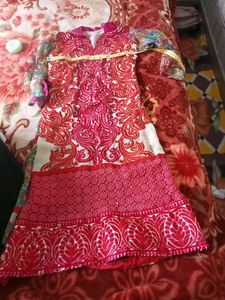 Pinnk Sute Only Kurta An Its New One Time Were