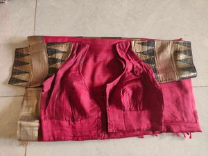 Maroon Silk Saree
