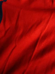 Red Half-Zip Sweater