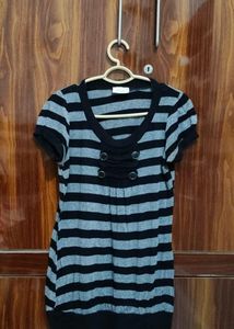 Woolen Longline Top